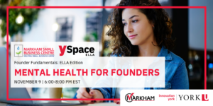 Founder Fundamentals -Mental Health for Founders @ Webinar